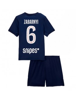 Billige Paris Saint-Germain Illia Zabarnyi #6 Hjemmedraktsett Barn 2025-26 Kortermet (+ Korte bukser)